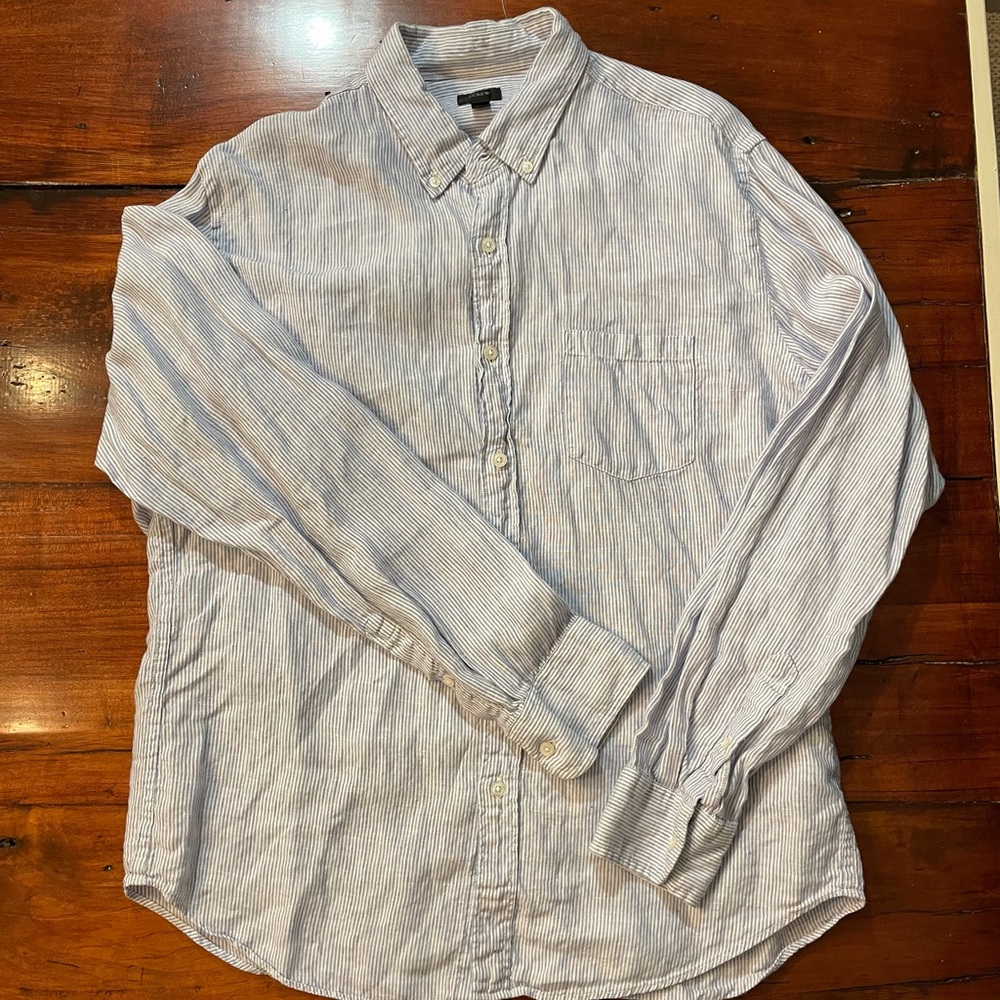 J. Crew Linen Button down